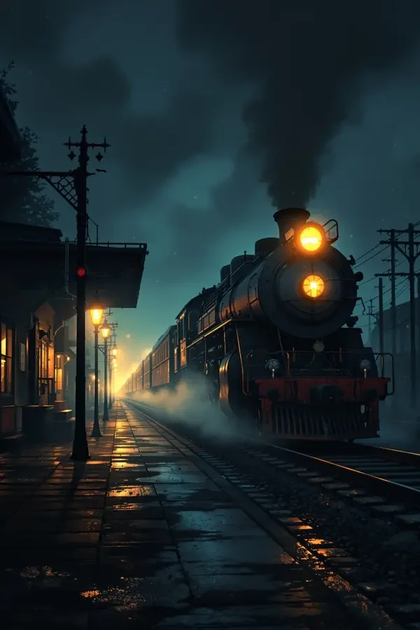 《午夜列车》动画封面海报